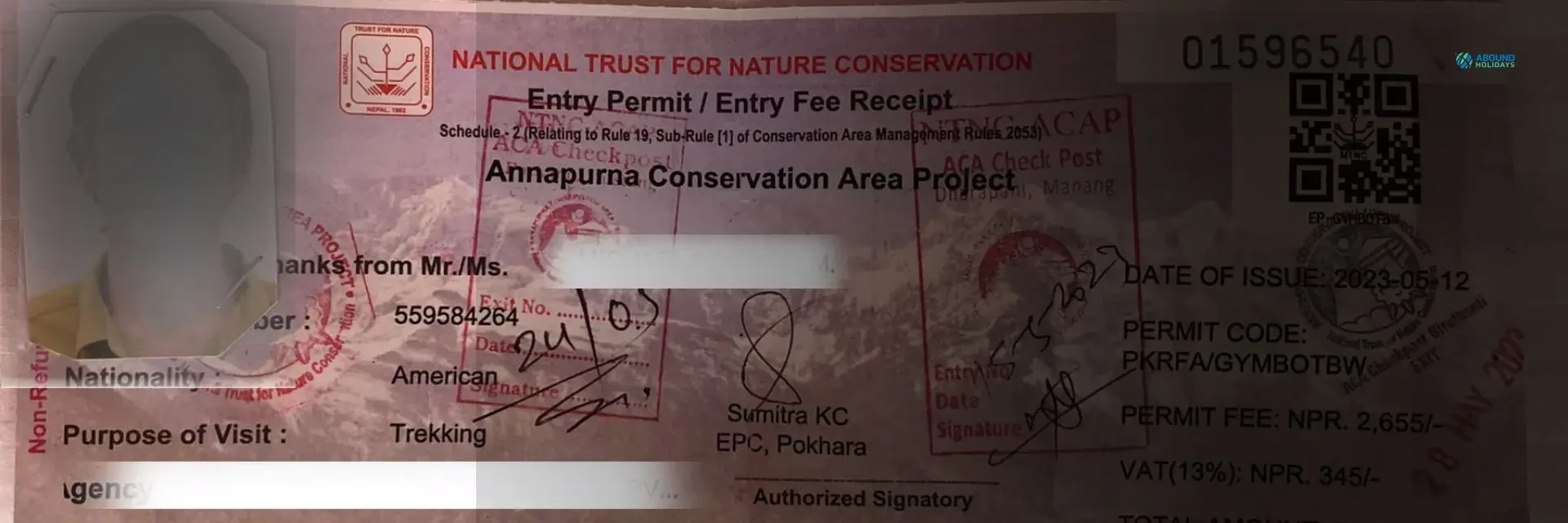 Annapurna Circuit Trek Permits