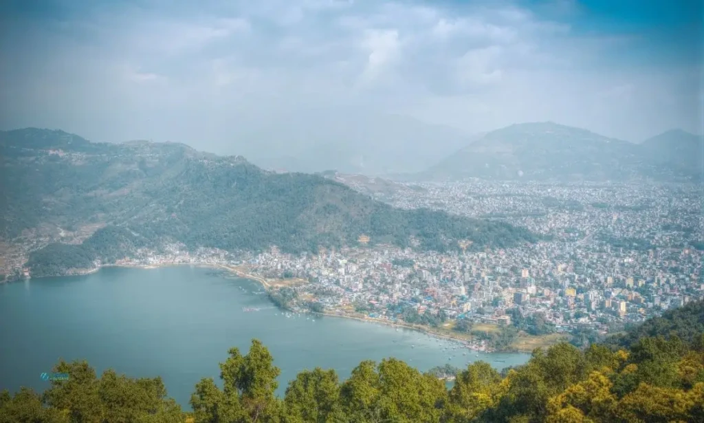 pokhara-city-with-phewa-lake-aerial-view