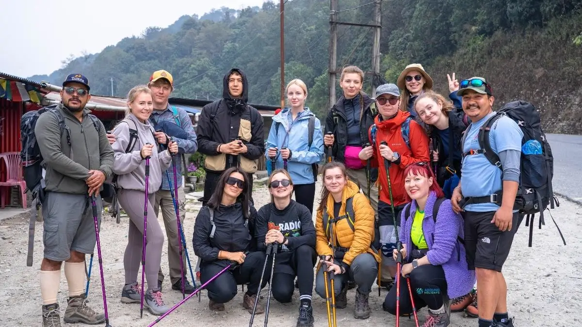 way to mardi himal trek