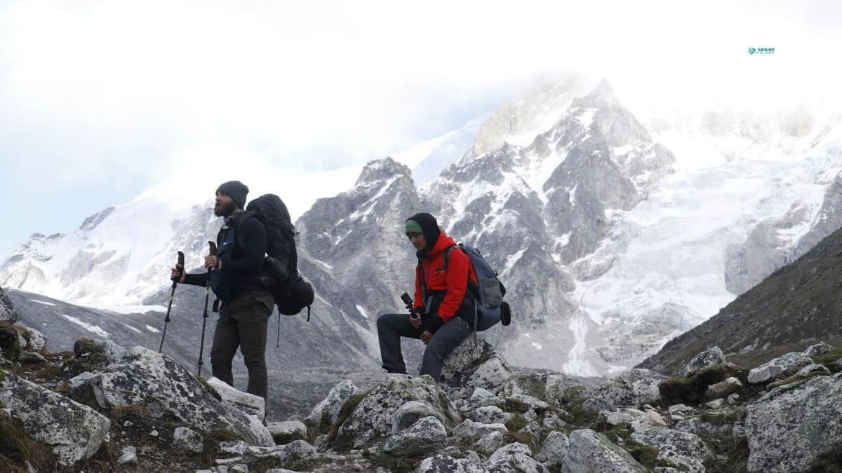 manaslu circuit lakya la pass trail