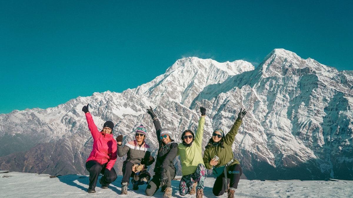 winter season in mardi himal trek