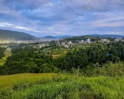 Aerial View Of Dhulikhel