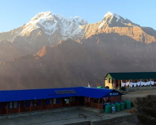 Aerial View With Mardi Base Camp