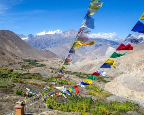 Annapurna Circuit Trek Aerial View