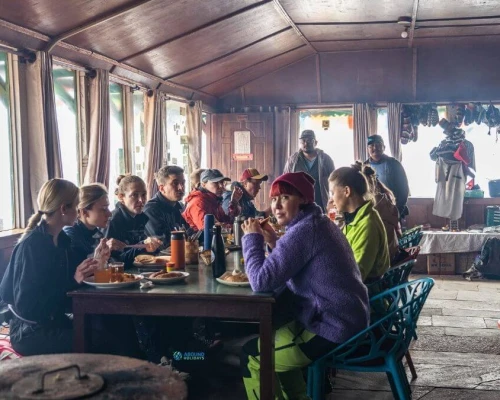 Breakfast At Base Camp During Mardi Himal Trek