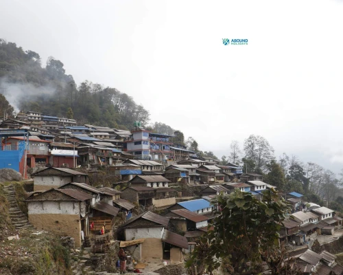 Ghorepani Village View