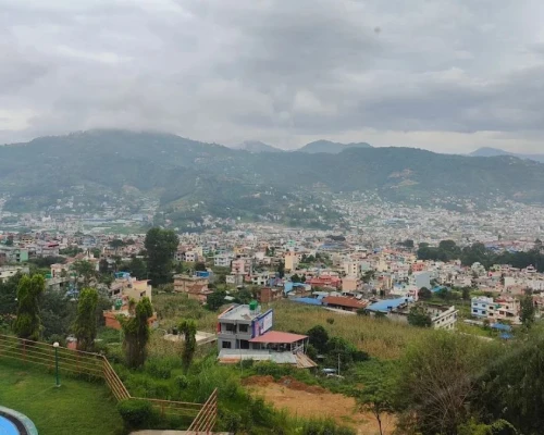 Kathmandu View Form Bhaleshwar Mahadev Temple