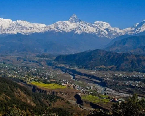 Mountain Aerial View From Dhampus