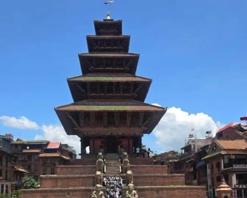 Nyatpol Temple In Bhaktapur Durbar Square