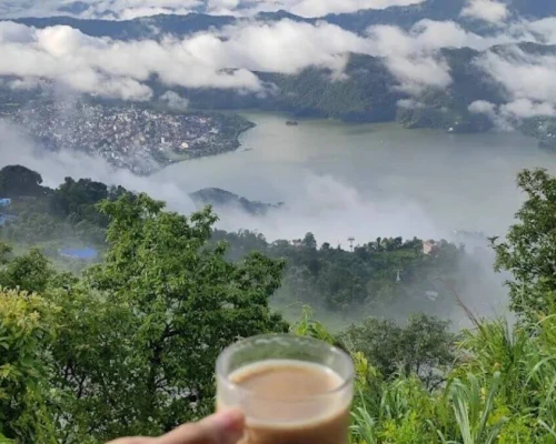 Pokhara Fewa Lake View Point From Sarangkot