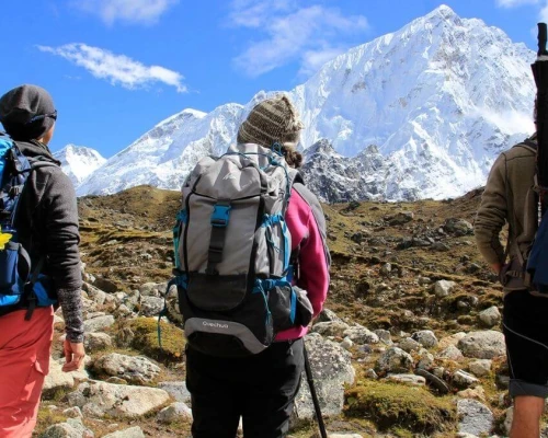 View From Lobuche Everest Base Camp Short Trek